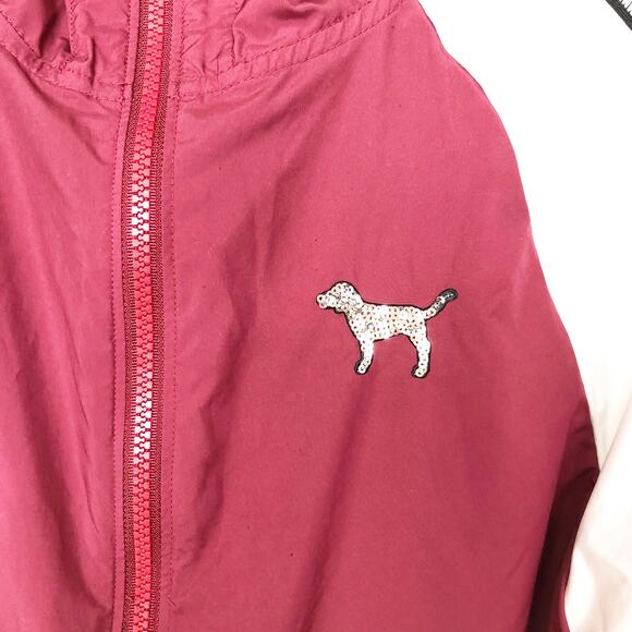 Victoria's Secret PINK Campus Anorak Sequin Jacket XS - Picture 4 of 9